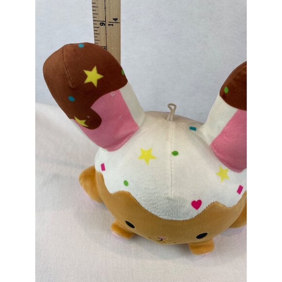 Fiesta Smooshy Mushy Plush Bitsy Bunny Ice Cream Stuffed Animal Toy - Picture 10 of 11